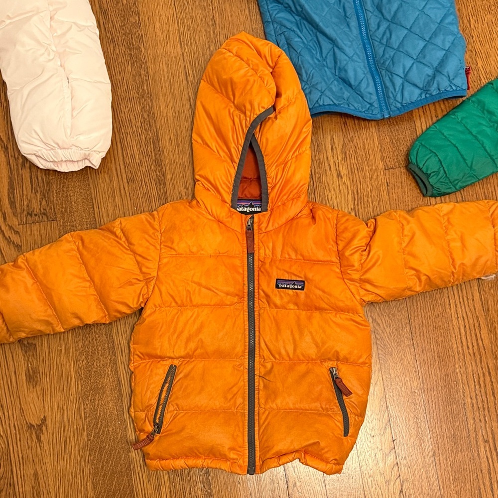 Patagonia Hi Loft Orange Kids' Puffer Jacket